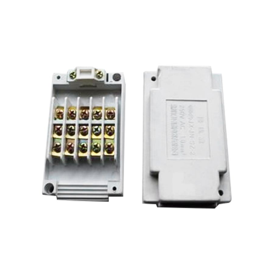 JX-JN-SZ-2 250V 1mm² Kotak Terminal 5 Kedudukan Putih